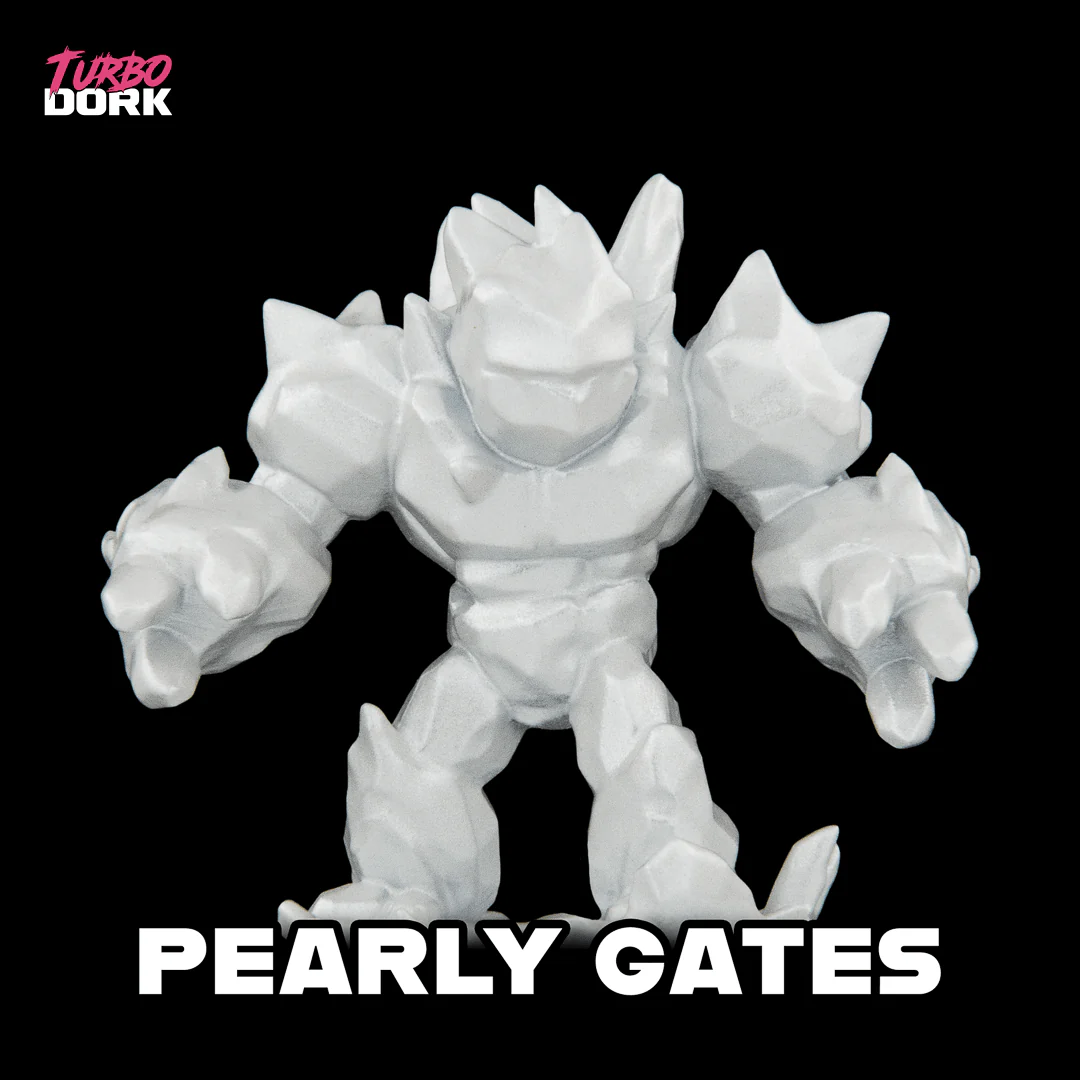 Turbo Dork: Pearly Gates Metallic Acrylic Paint 22ml - Image 2