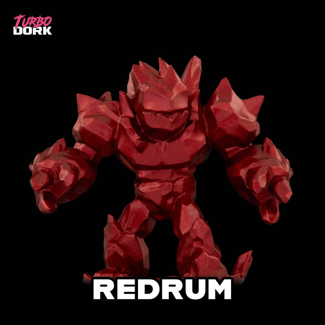 Turbo Dork: Redrum Metallic Acrylic Paint 22ml - Image 2