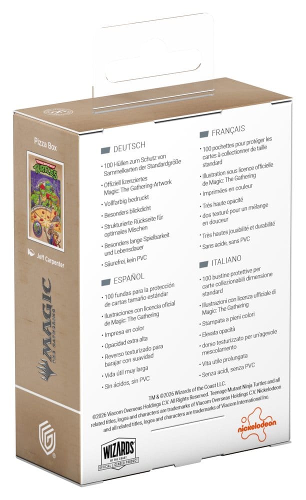 Ultimate Guard Art Sleeves MTG | TMNT - Pizza Box - Image 5