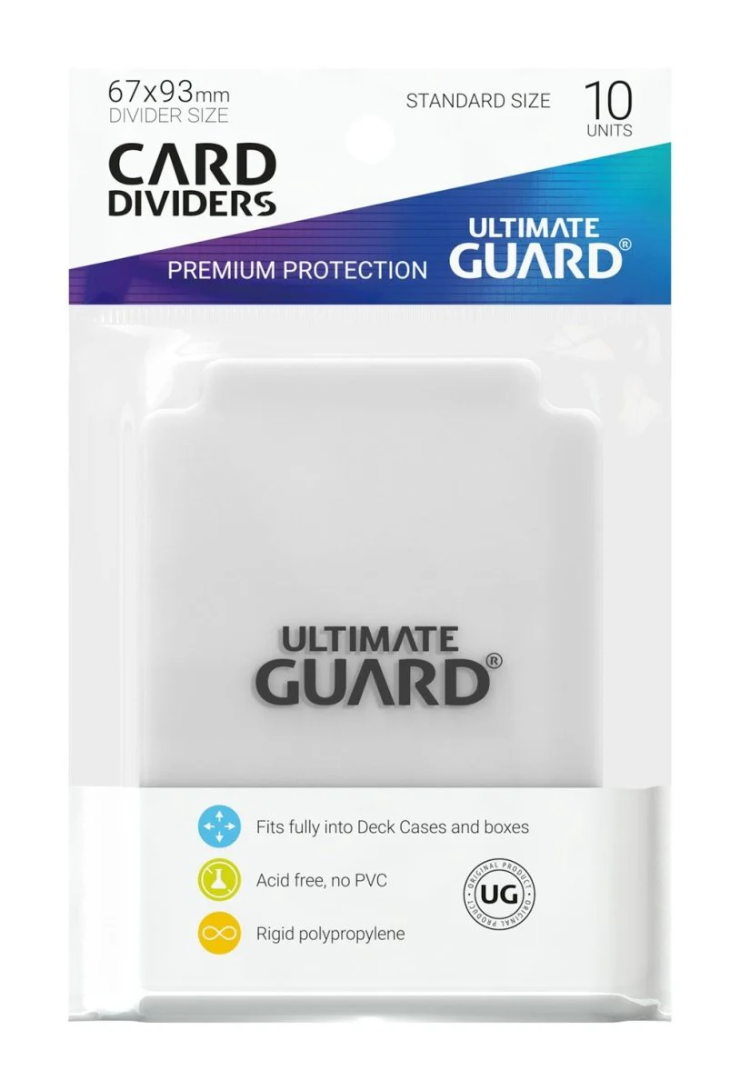 Ultimate Guard Card Dividers Standard Size Transparent (10) - Image 2