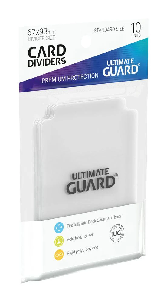 Ultimate Guard Card Dividers Standard Size Transparent (10) - Image 3