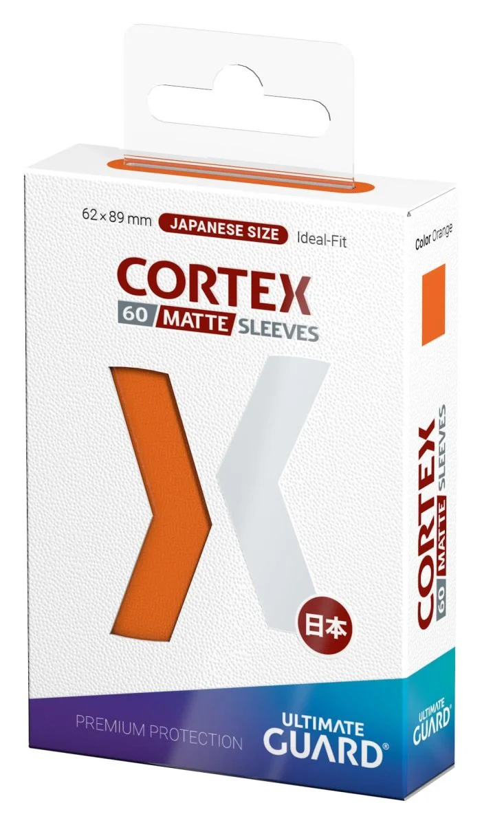 Ultimate Guard Cortex Sleeves Matte Japanese Size (60) - Orange - Image 2