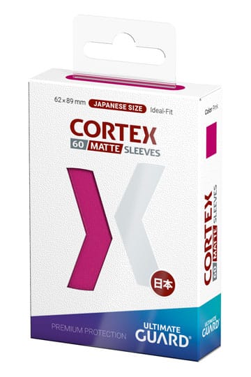 Ultimate Guard Cortex Sleeves Matte Japanese Size (60) - Pink - Image 3