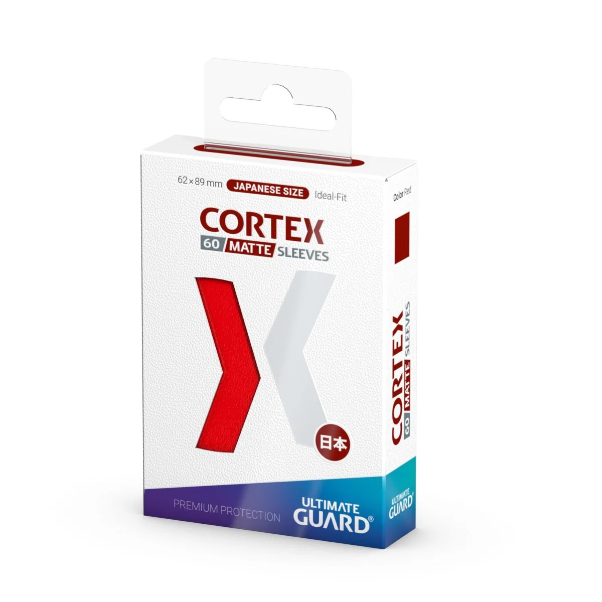 Ultimate Guard Cortex Sleeves Matte Japanese Size (60) - Red - Image 3