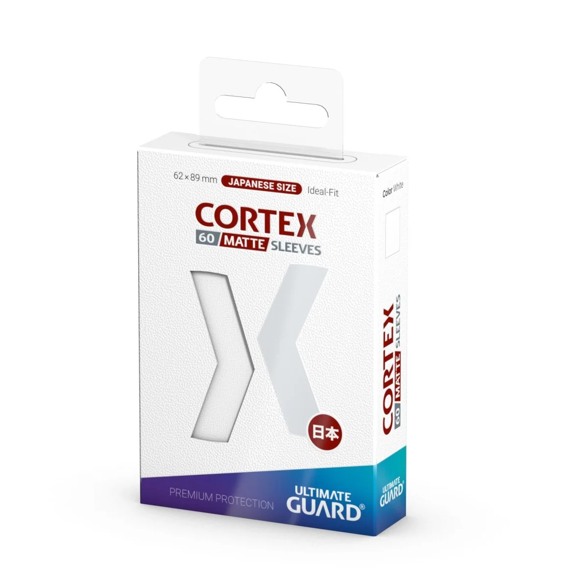 Ultimate Guard Cortex Sleeves Matte Japanese Size (60) - White - Image 3