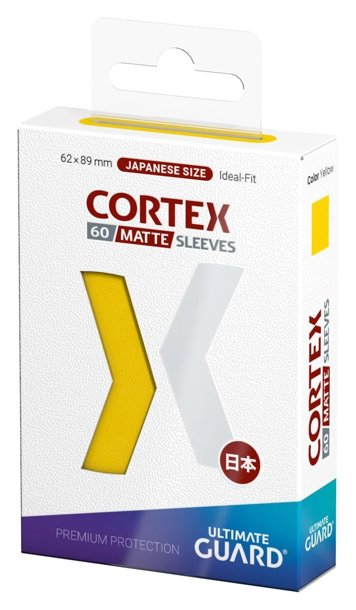 Ultimate Guard Cortex Sleeves Matte Japanese Size (60) - Yellow - Image 2