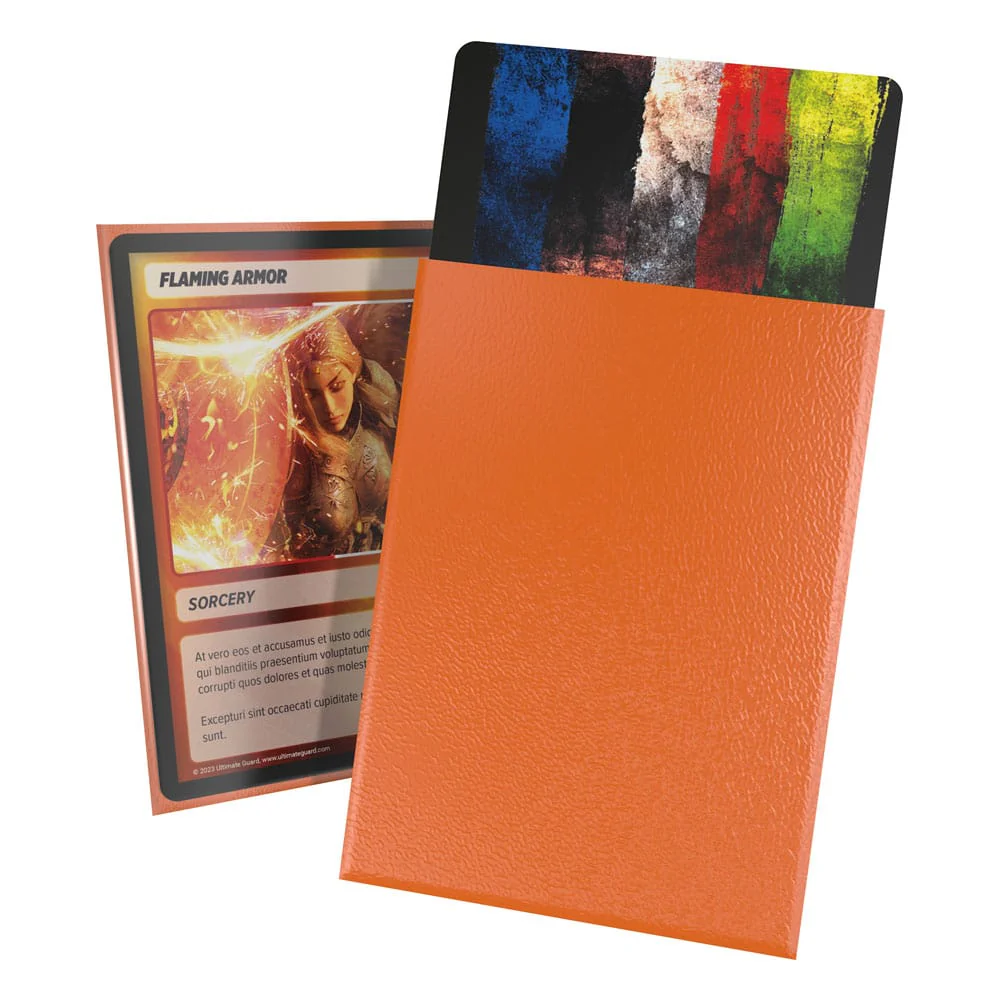 Ultimate Guard Cortex Sleeves Standard Size Matte Orange (100) - Image 2