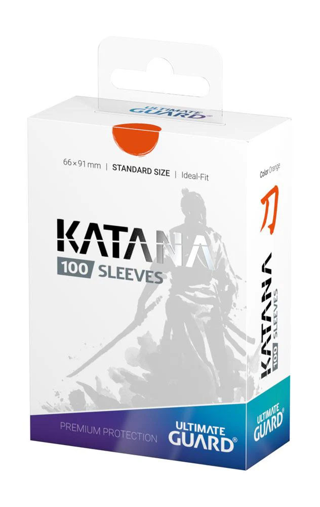 Ultimate Guard Katana Sleeves Standard Size (100) - Orange - Image 3