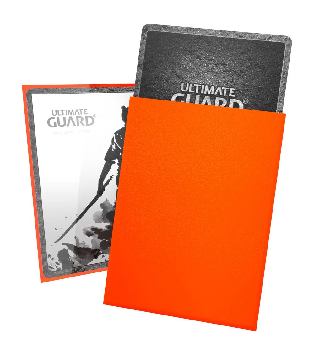 Ultimate Guard Katana Sleeves Standard Size (100) - Orange - Image 4