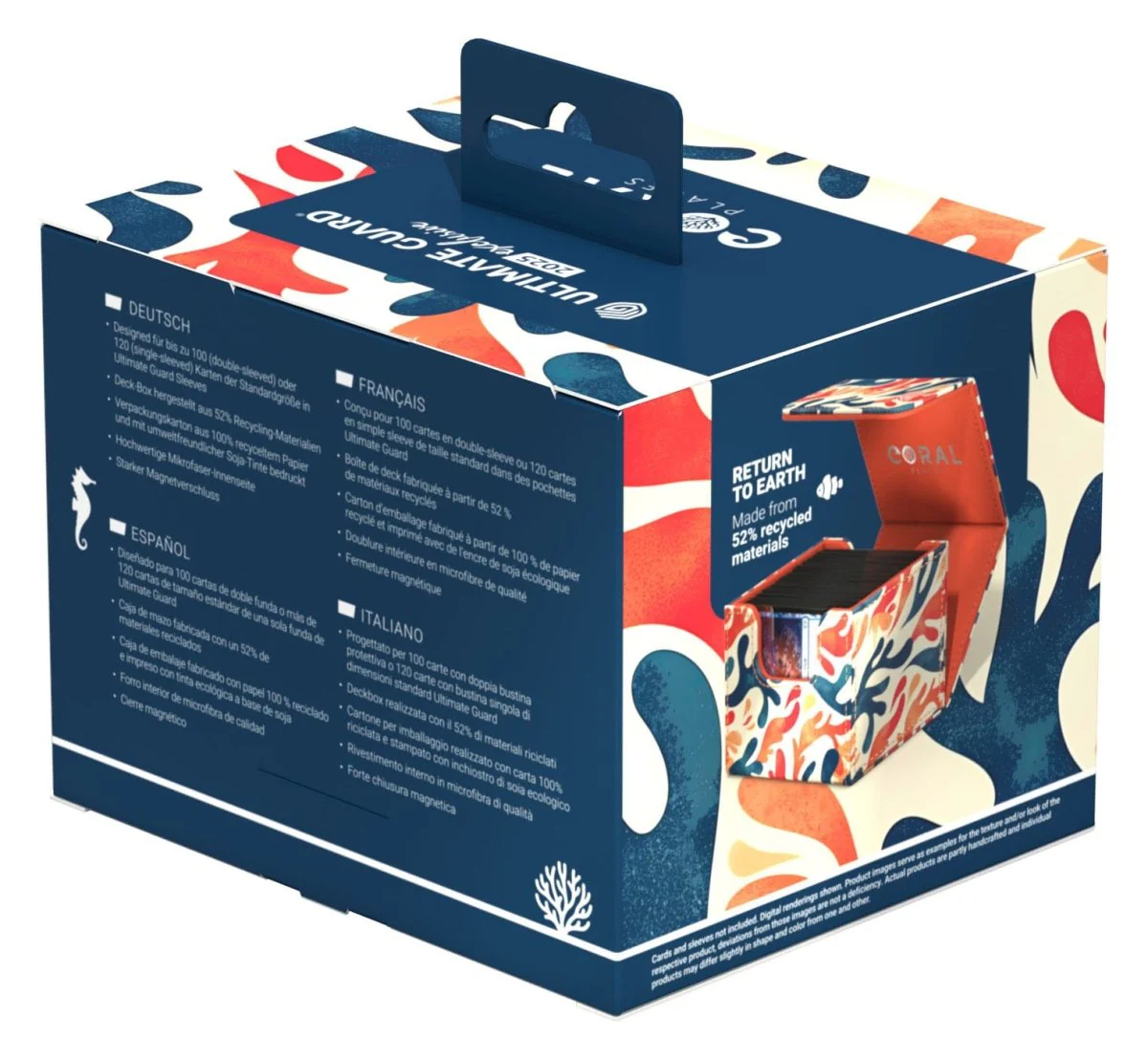 Ultimate Guard Sidewinder 100+ Xenoskin 2025 Exclusive "Coral Places" - Mellow Sea - Image 11