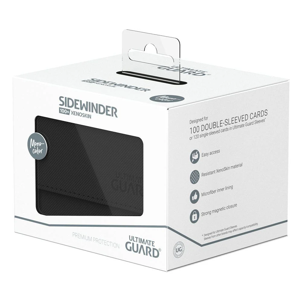 Ultimate Guard Sidewinder 100+ XenoSkin Monocolor Black - Image 2