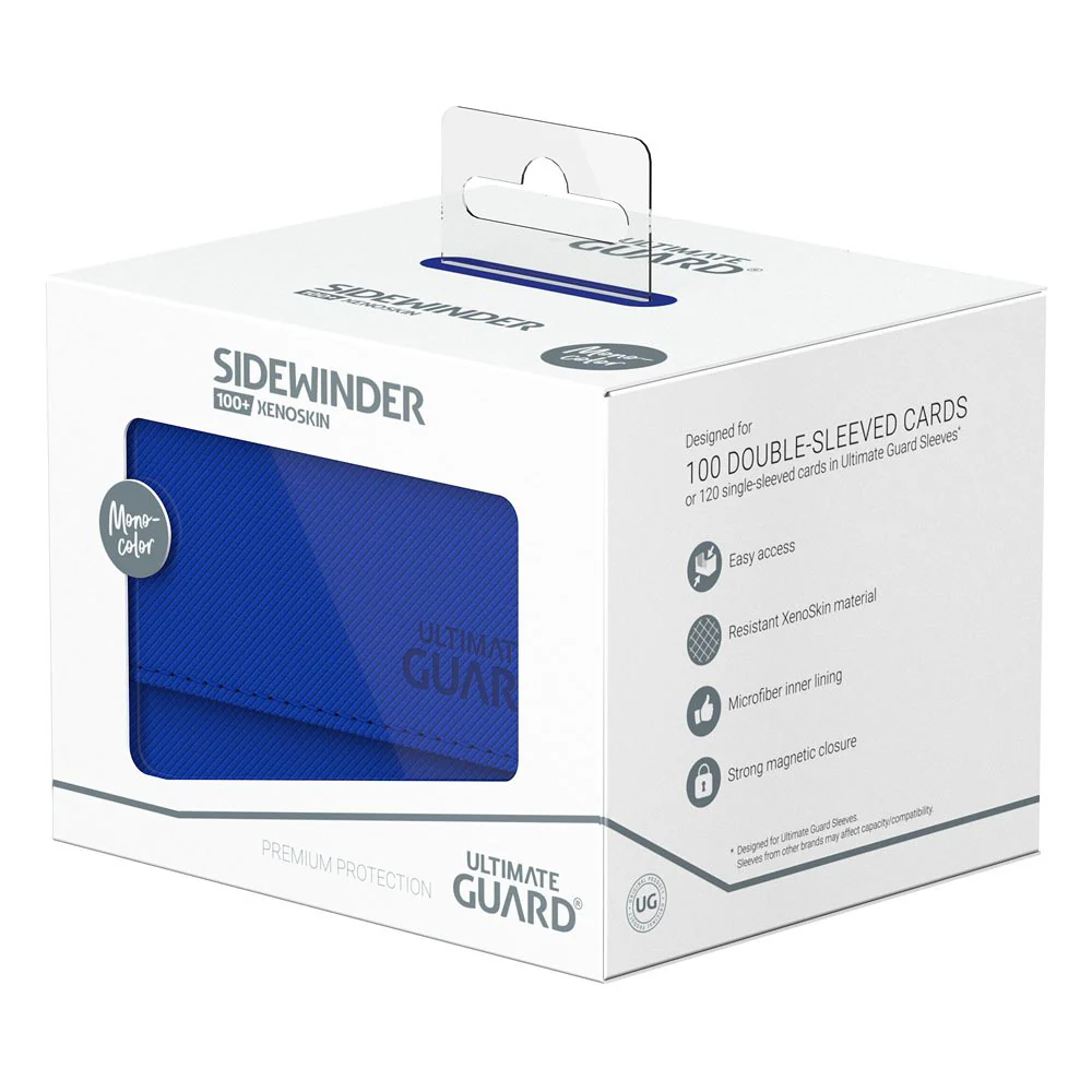 Ultimate Guard Sidewinder 100+ XenoSkin Monocolor Blue - Image 2
