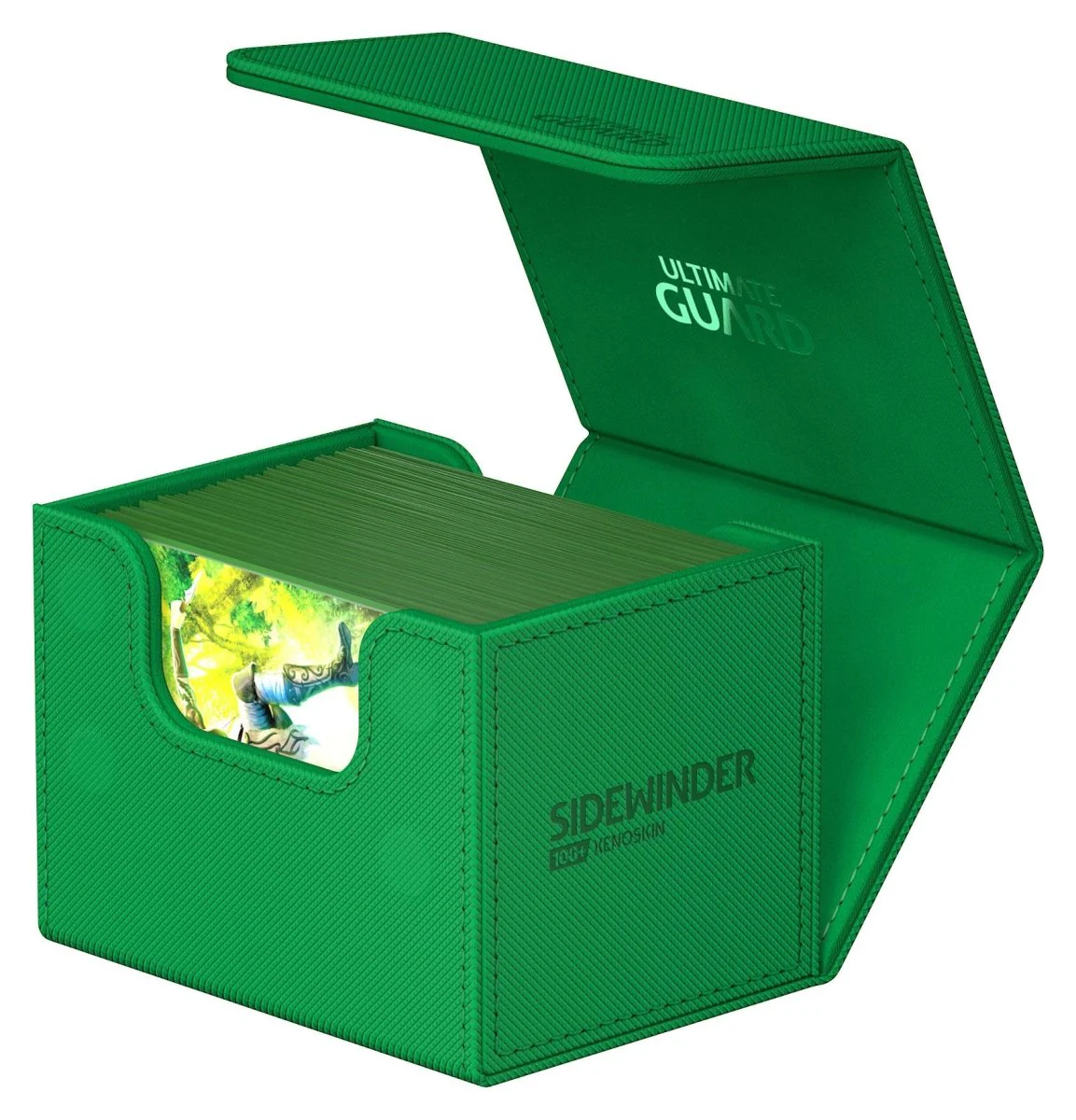 Ultimate Guard Sidewinder 100+ XenoSkin Monocolor Green - Image 4