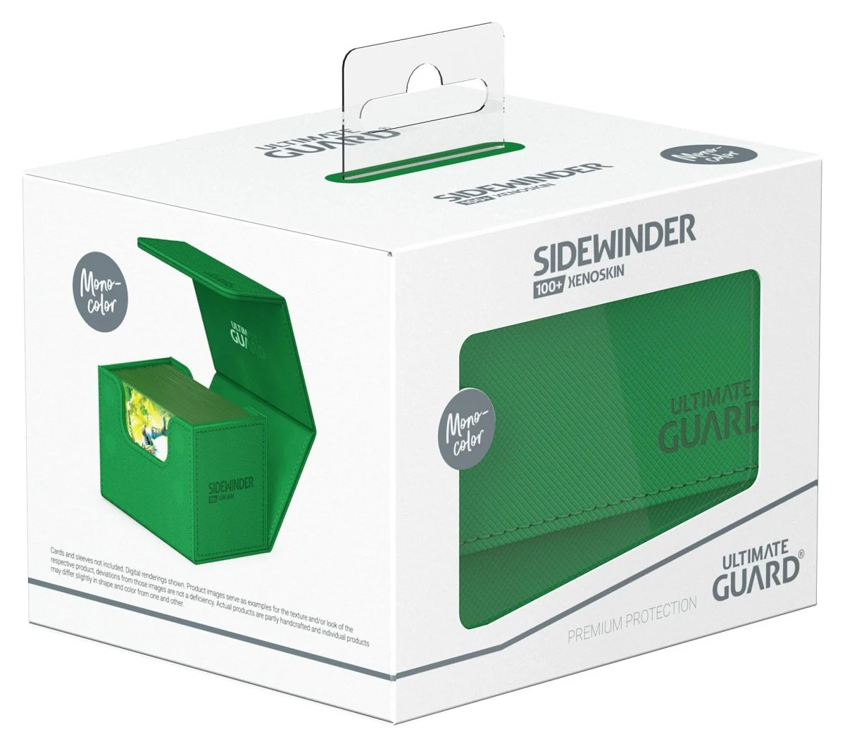 Ultimate Guard Sidewinder 100+ XenoSkin Monocolor Green - Image 6