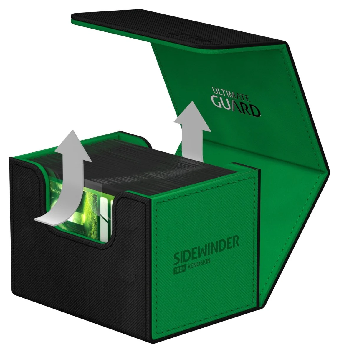 Ultimate Guard Sidewinder 100+ Xenoskin Synergy - Black/Green - Image 3
