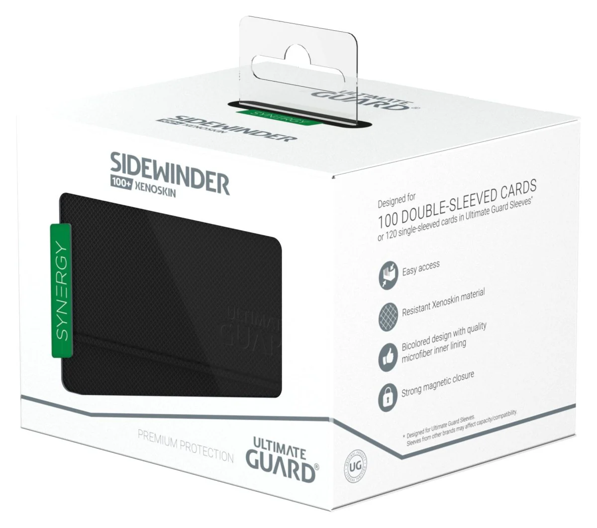 Ultimate Guard Sidewinder 100+ Xenoskin Synergy - Black/Green - Image 5