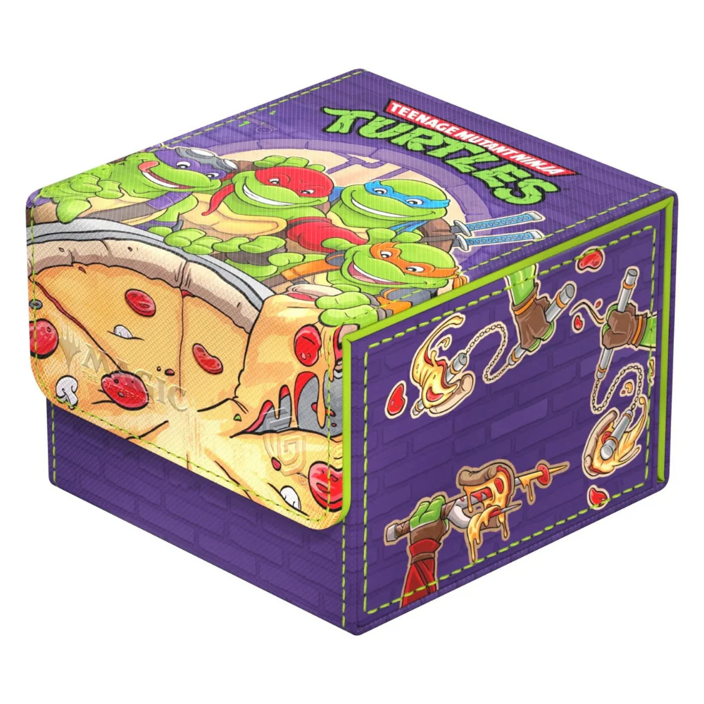 Ultimate Guard Sidewinder 133+ Xenoskin MTG | TMNT - Pizza Box