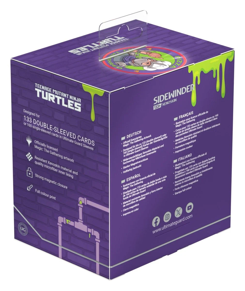 Ultimate Guard Sidewinder 133+ Xenoskin MTG | TMNT - Pizza Box - Image 11