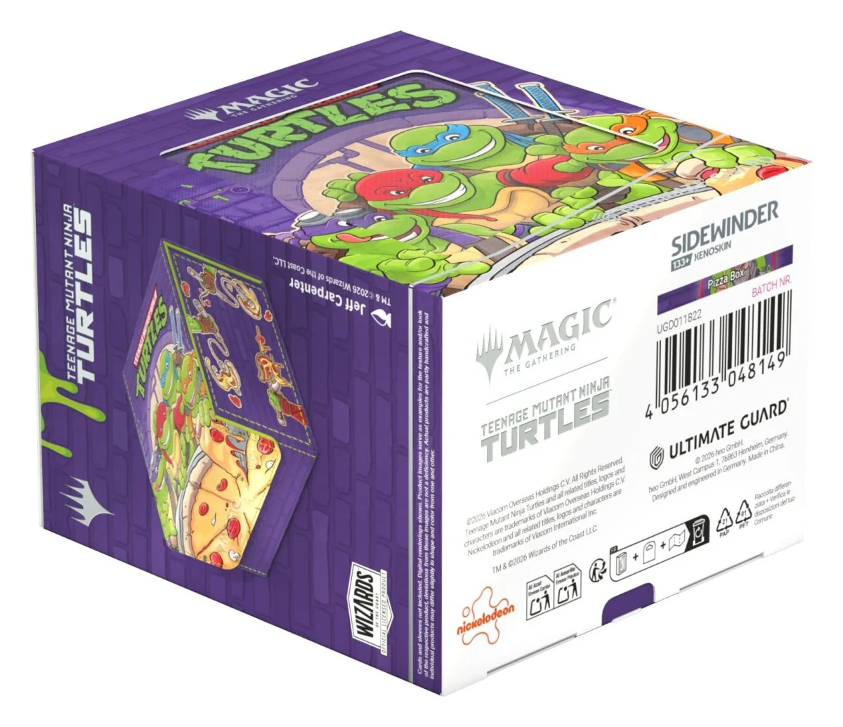 Ultimate Guard Sidewinder 133+ Xenoskin MTG | TMNT - Pizza Box - Image 12