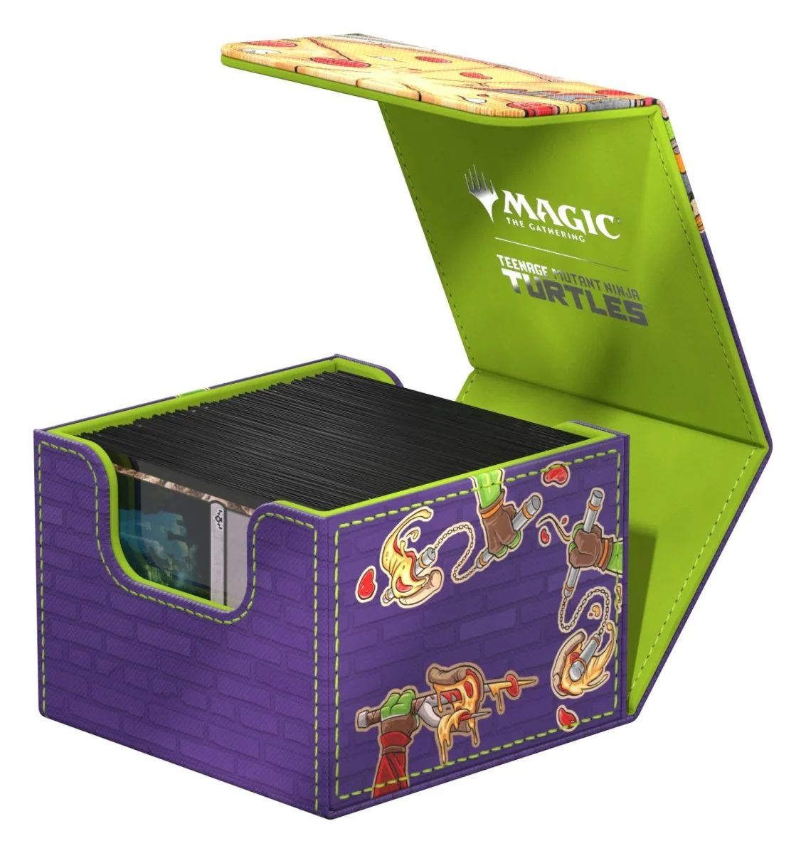 Ultimate Guard Sidewinder 133+ Xenoskin MTG | TMNT - Pizza Box - Image 4