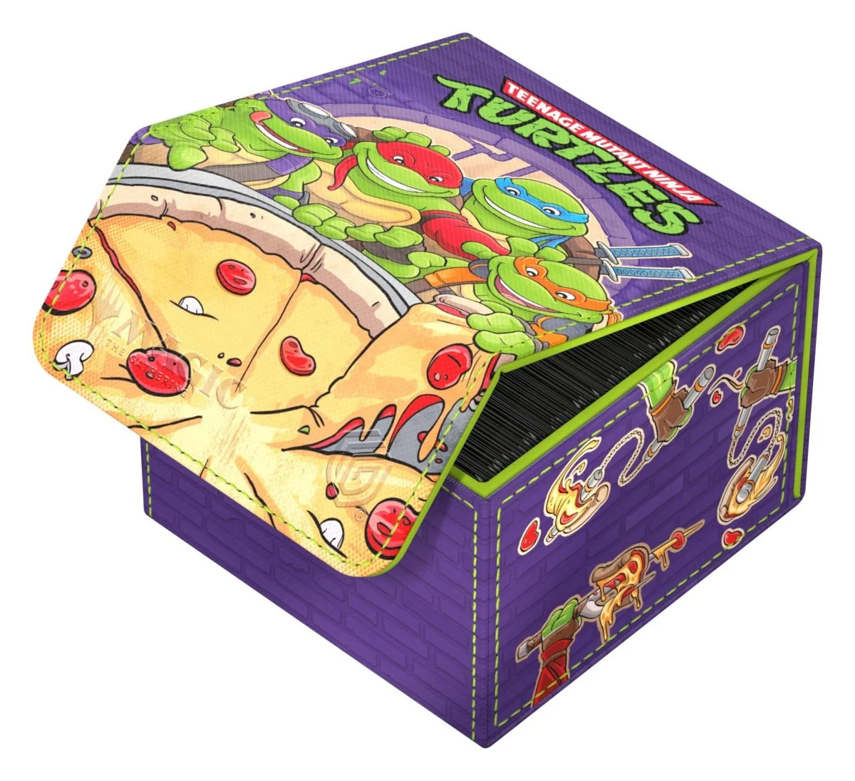 Ultimate Guard Sidewinder 133+ Xenoskin MTG | TMNT - Pizza Box - Image 8