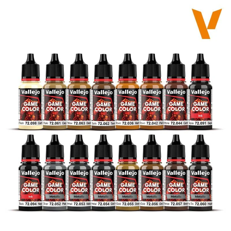 Vallejo Game Color Set - Leather & Metal 72.189 - Image 2
