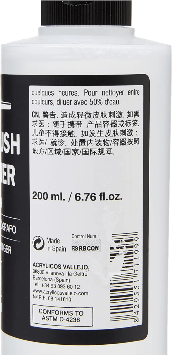 Vallejo Model Air - Airbrush Cleaner 200ml - VAL71199 - Image 4