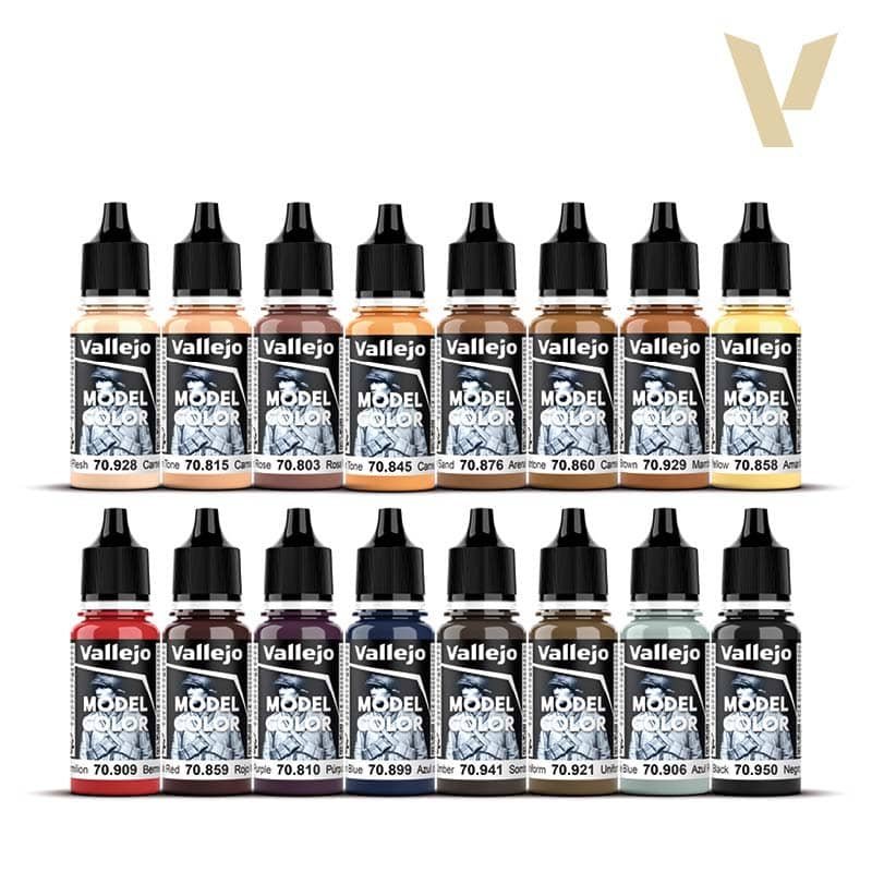 Vallejo Model Color Face & Skin Tones Set (x16) - Image 3