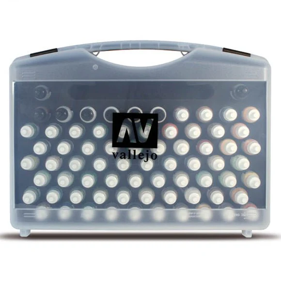 Vallejo Model Color Military Range Box Set (72 colours + 3 brushes + carry case)