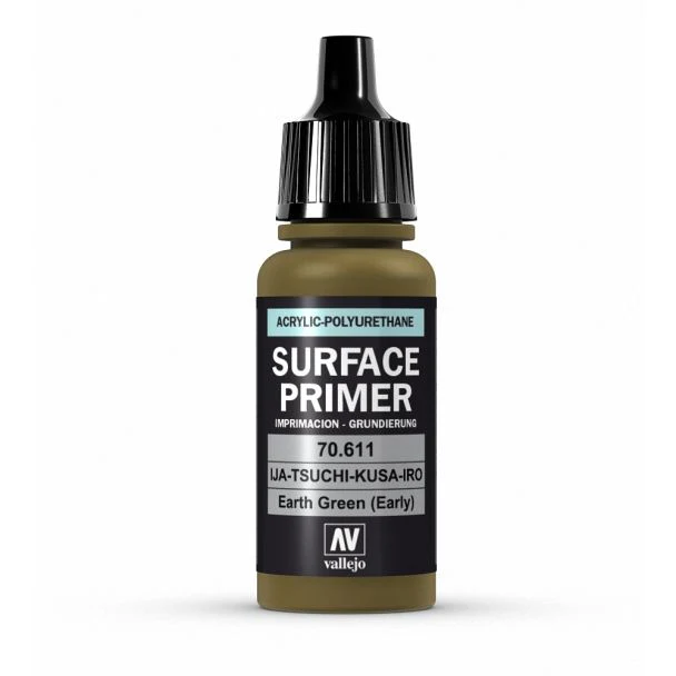 Vallejo Polyurethane - Primer Earth Green (Early) 17ml