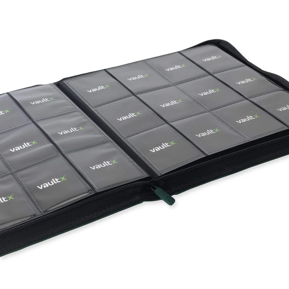 VaultX Exo-Tec Zip Binder - 12 Pocket XL - Green - Image 2