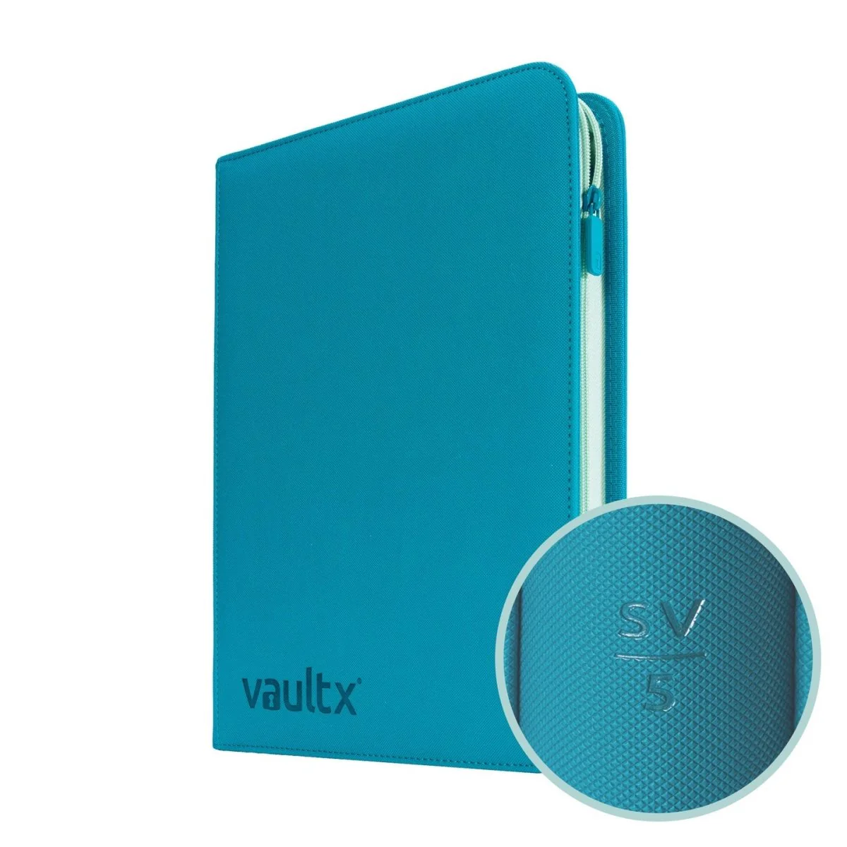 VaultX Scarlet & Violet 5 Exo-Tec® Zip Binder - 12 Pocket