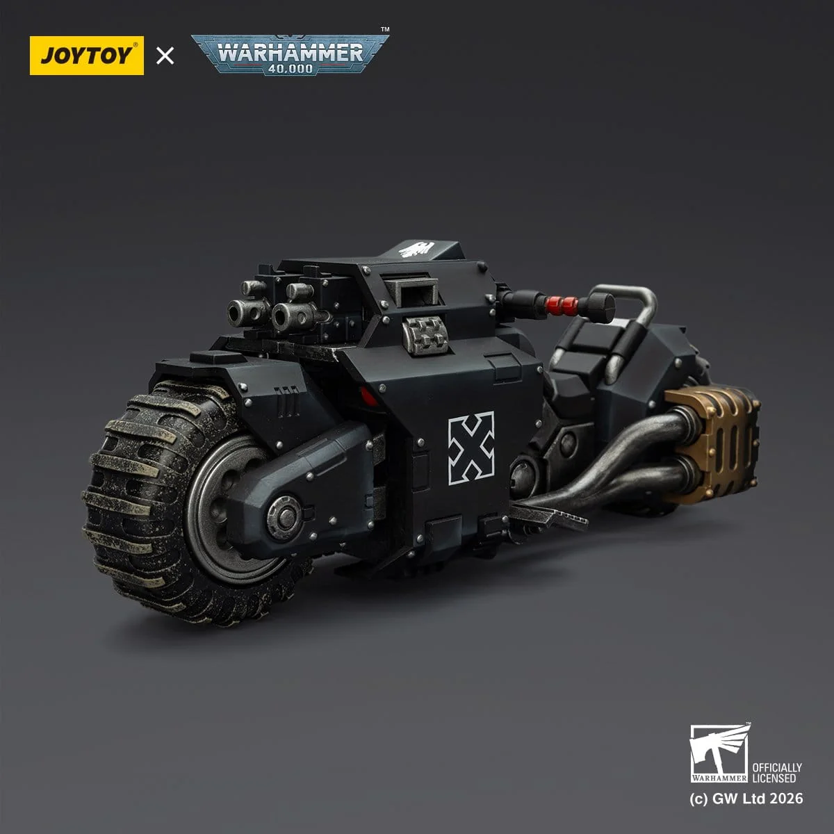 Warhammer 40,000 Raider-pattern Combat Bike Raven Guard with twin-linked bolt rifles 22 cm ETA Sep 2026 - Image 11