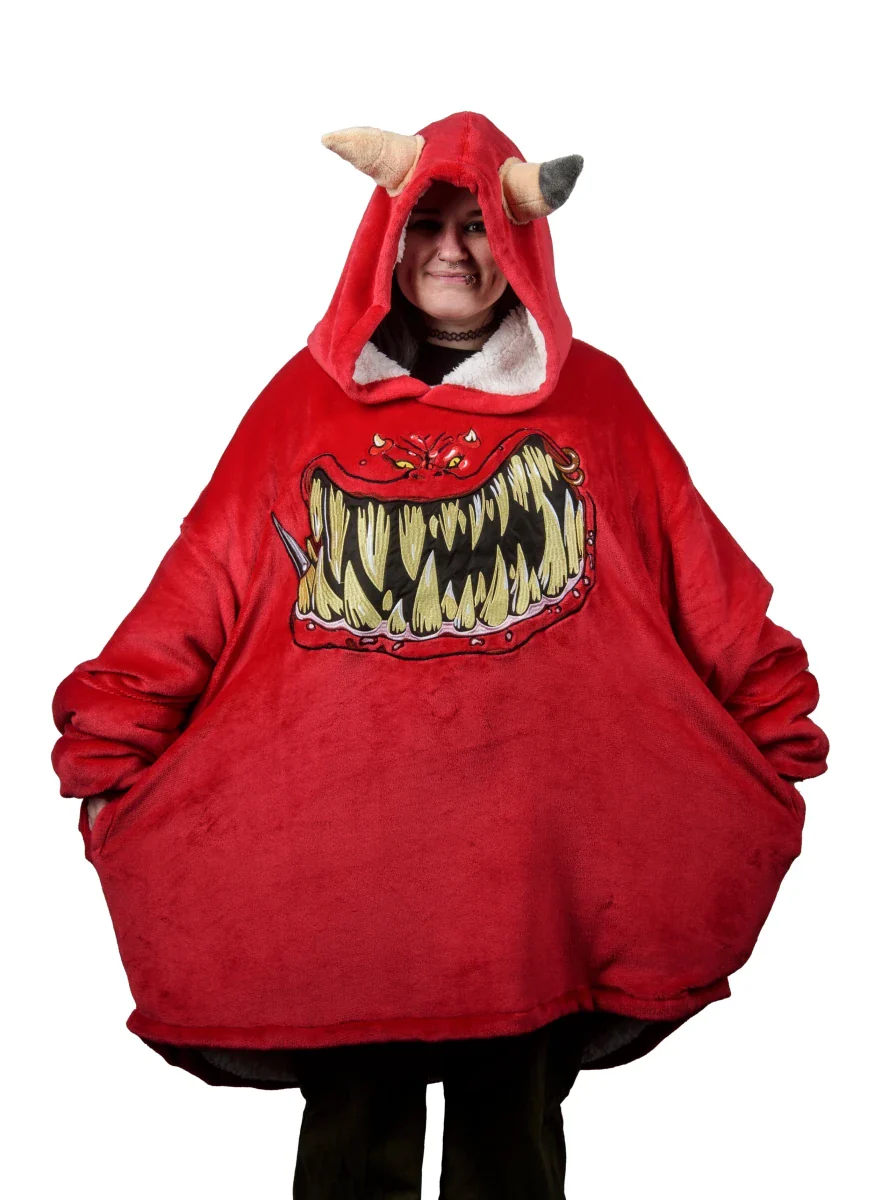 Warhammer 40,000: Red Squig Hooded Blanket - Image 7