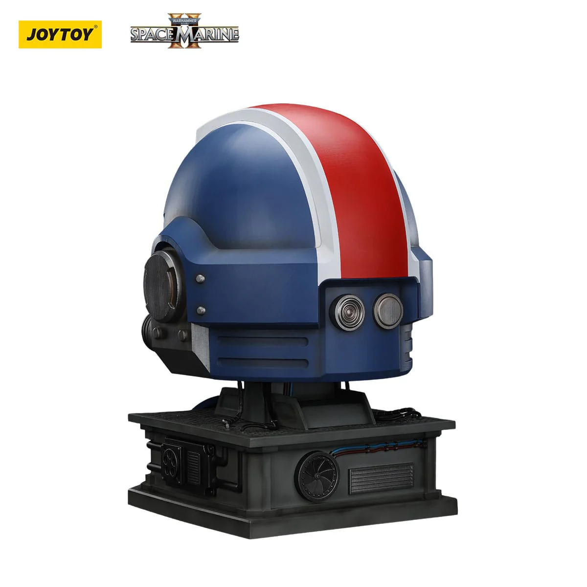 Warhammer 40,000: Space Marine 2 Replica Ultramarines Lieutenant Titus Helmet with Display Stand 1/1 - Image 8