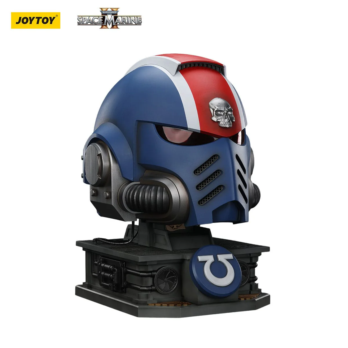 Warhammer 40,000: Space Marine 2 Replica Ultramarines Lieutenant Titus Helmet with Display Stand 1/1 - Image 9