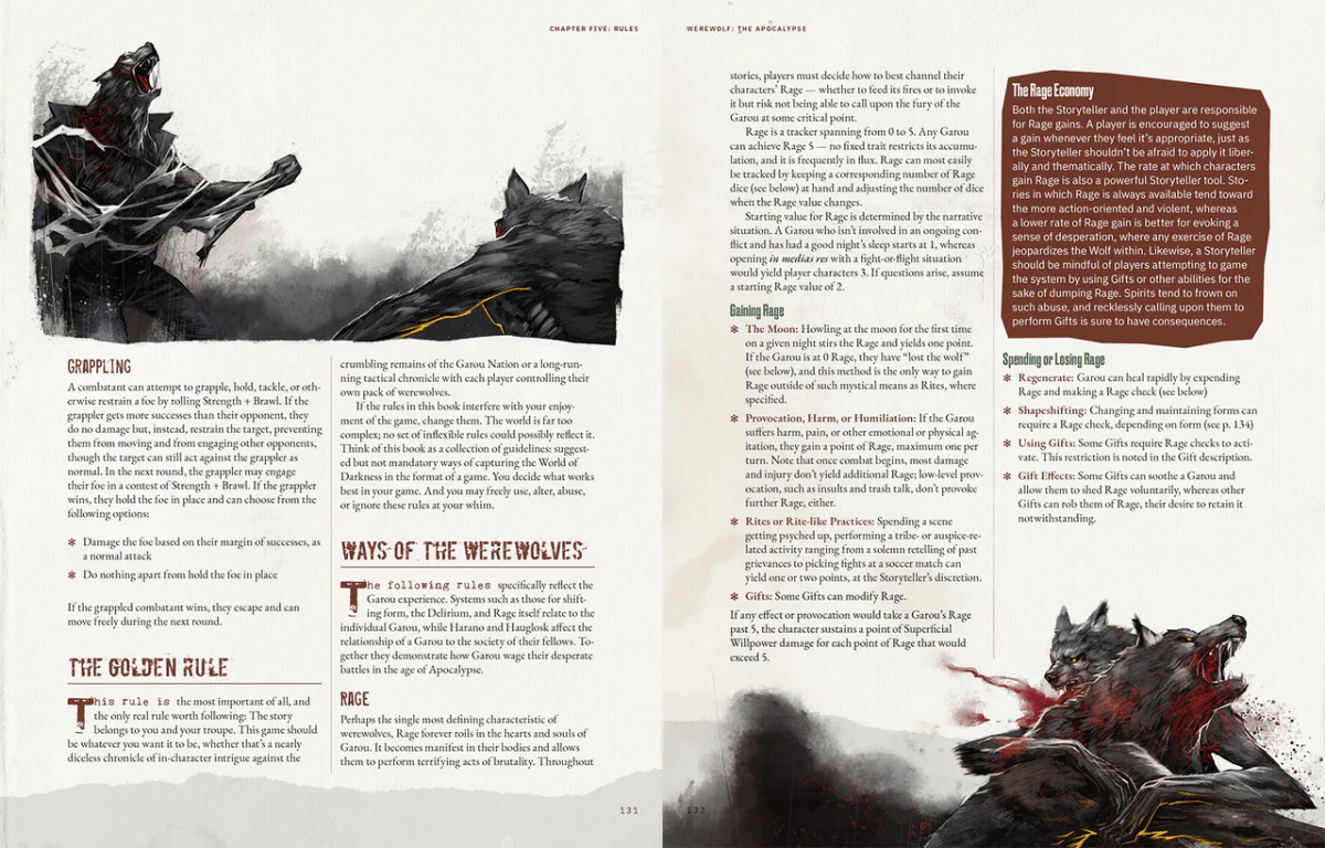 Werewolf The Apocalypse (5th Edition Core Rulebook) - Image 9