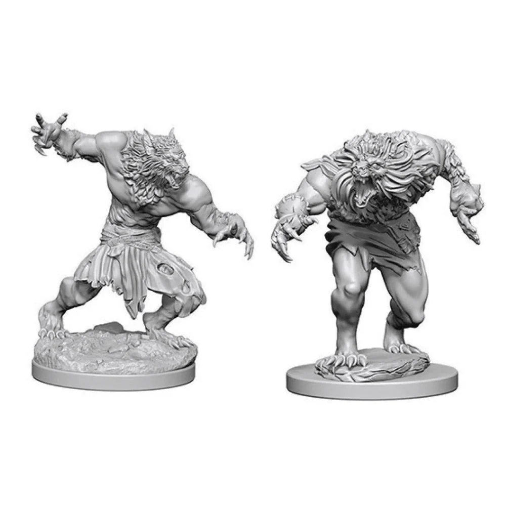 Werewolves: D&D Nolzur's Marvelous Unpainted Miniatures (W4)