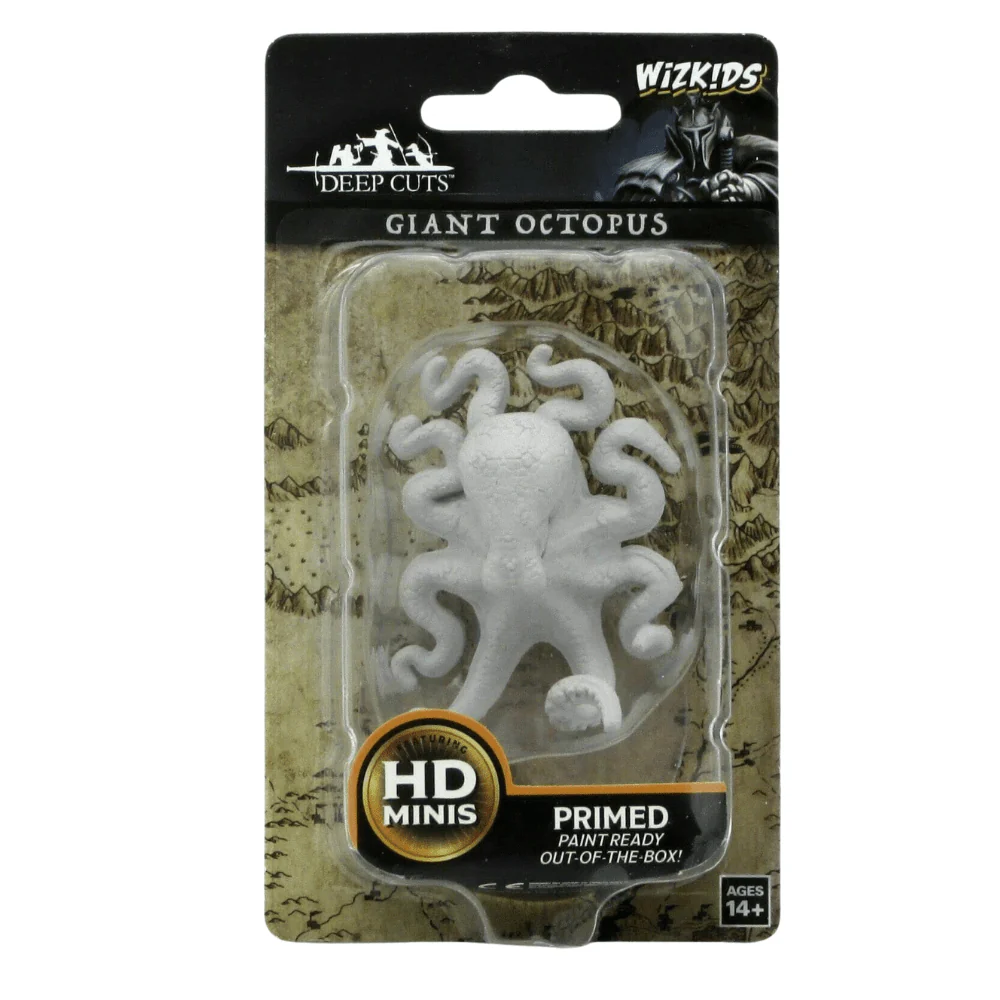 WizKids Deep Cuts Unpainted Miniatures: Giant Octopus