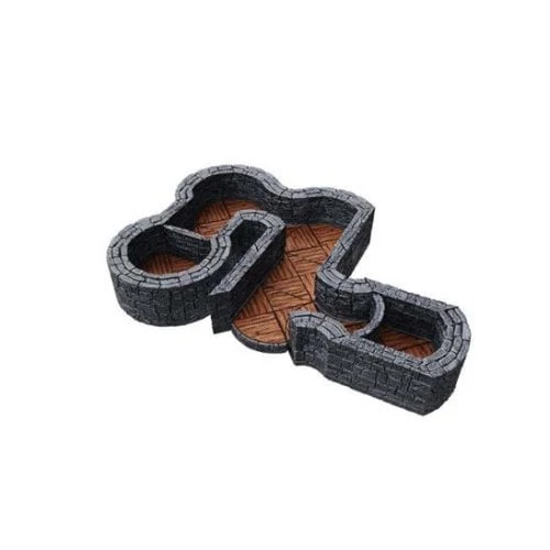Wizkids - WarLock Tiles: Dungeon Tiles - 1 inch Angles & Curves Expansion - Image 2