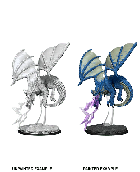 Young Blue Dragon: D&D Nolzur's Marvelous Unpainted Miniature (W8) - Image 2
